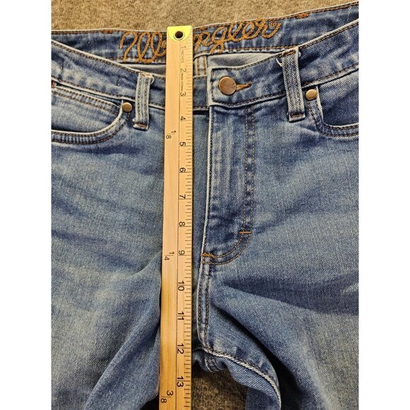 Wrangler Retro Jeans Womens Size 28x32 High Rise Trouser Boot Medium Wash - Picture 11 of 12